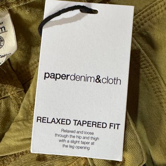 Paper Denim & Cloth SZ 28/30 Mens Relaxed Tapered Carpenter Jeans Zip-Fly Lundy - Picture 11 of 12